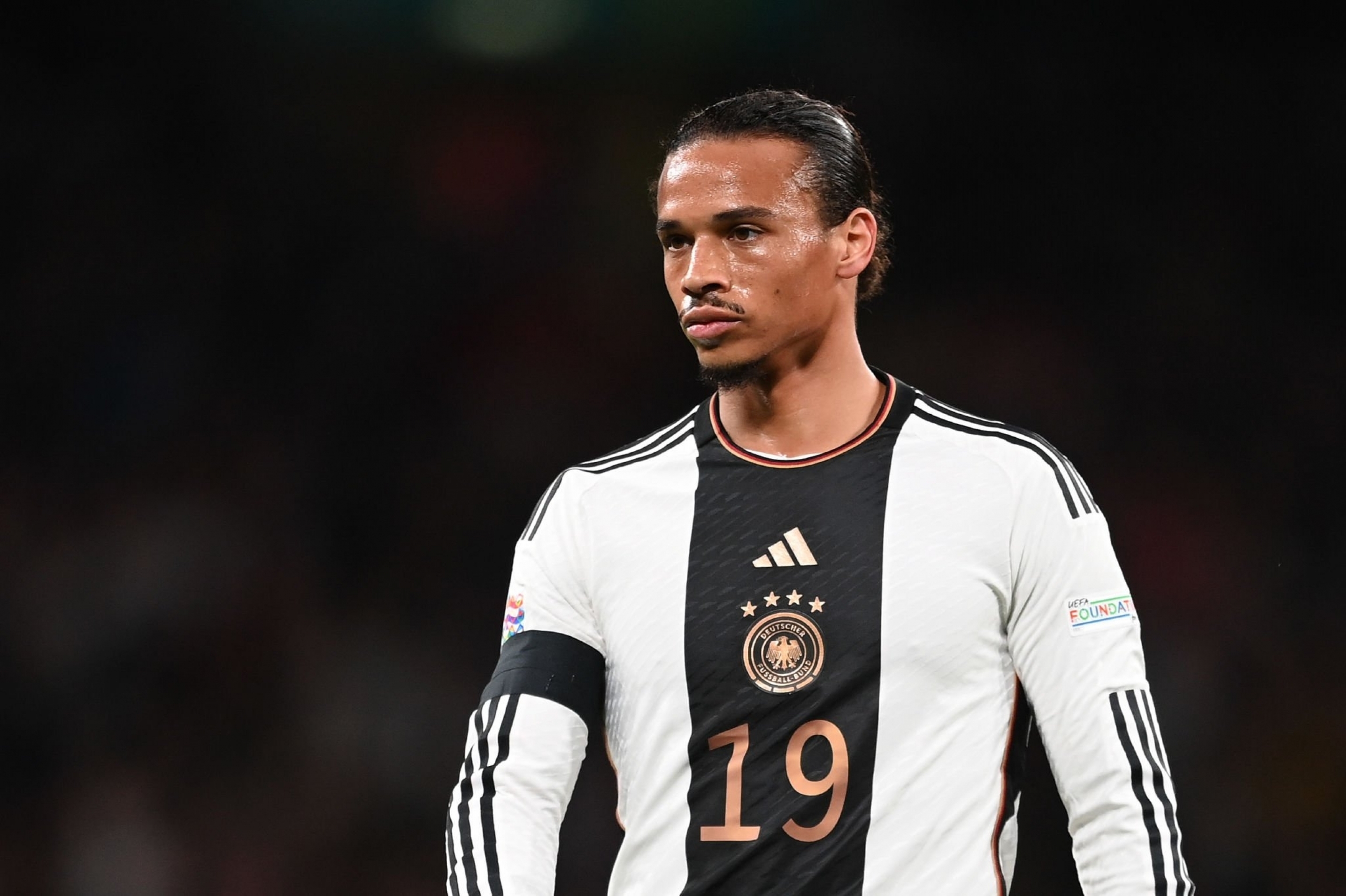 Download Germany National Football Team Leroy Sané Sports HD Wallpaper