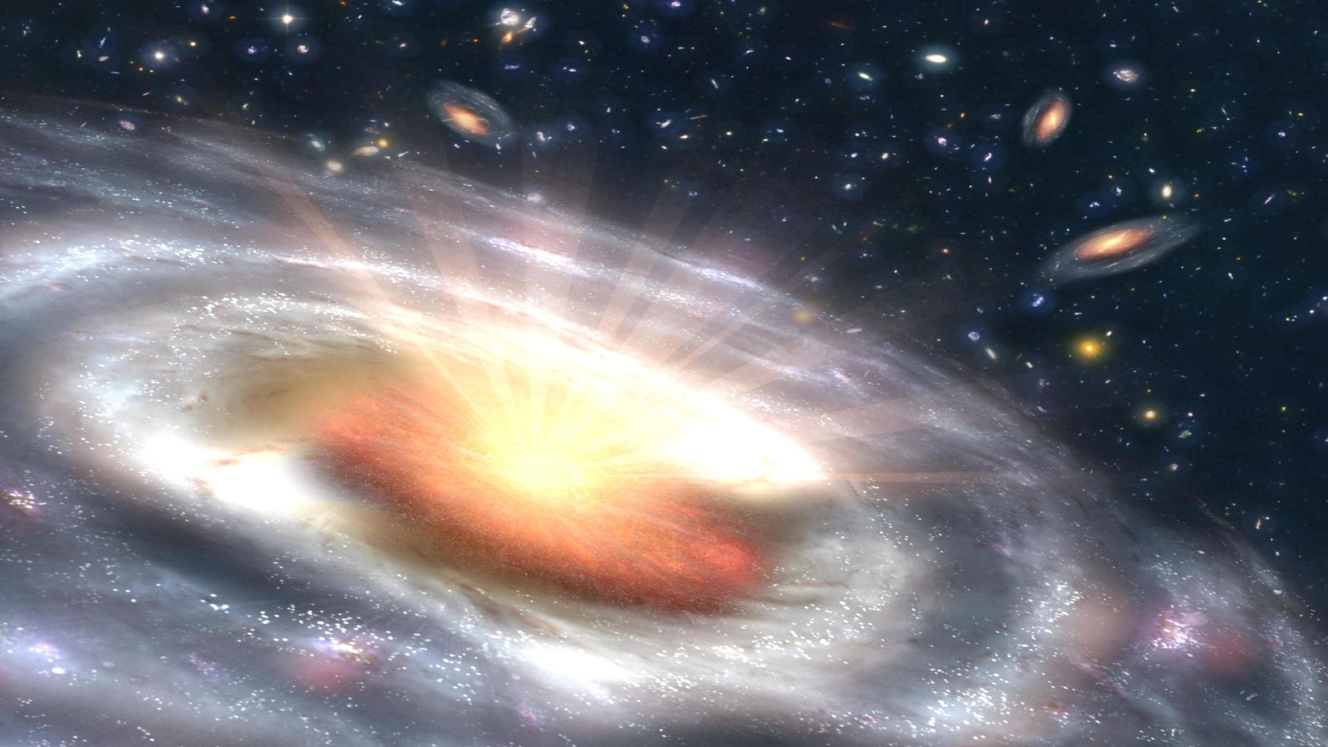 Sci Fi Quasar HD Wallpaper | Background Image