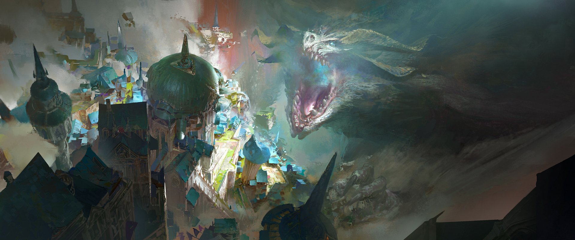 Download Fantasy Dragon HD Wallpaper by Jay Wang