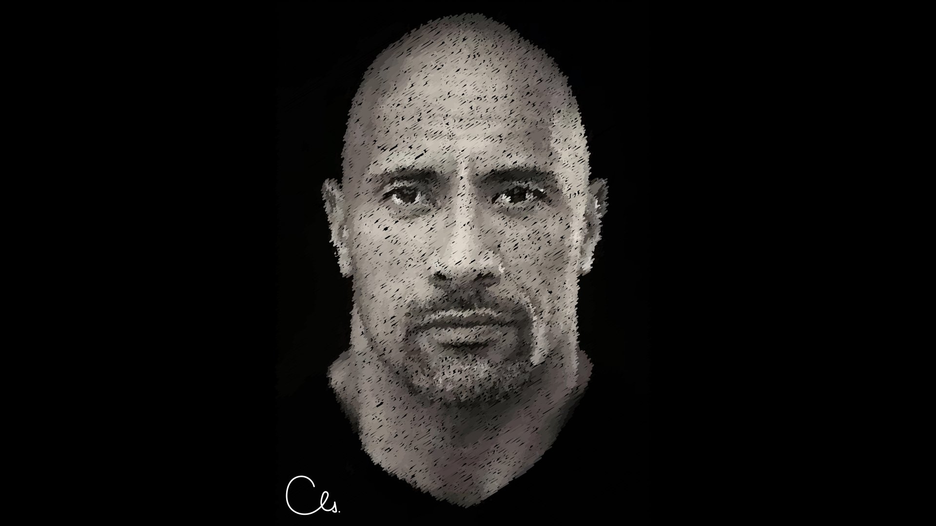 Dwayne Johnson by Santi0399