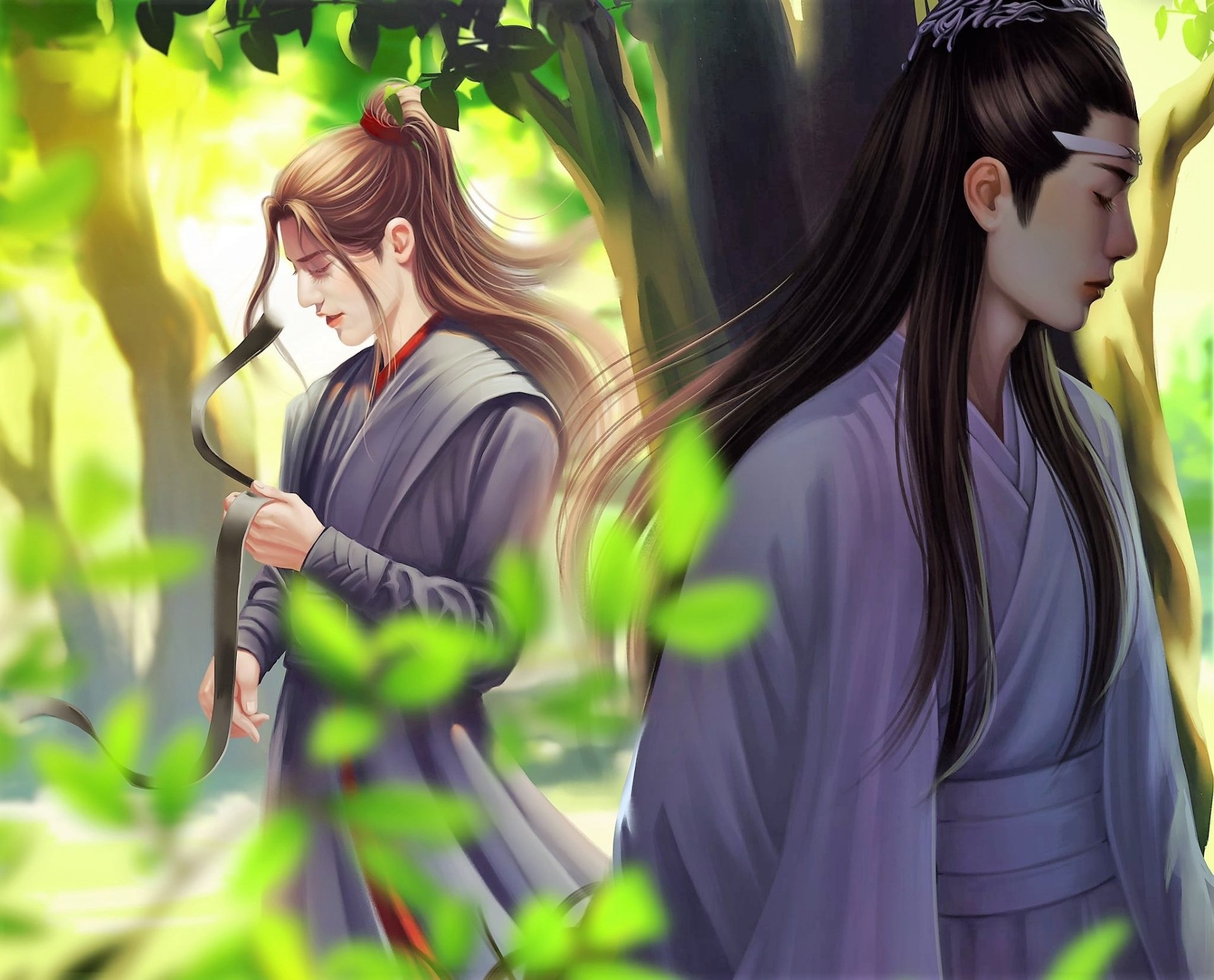Download Wei Wuxian Xiao Zhan Wang Yibo Lan Wangji TV Show The Untamed HD Wallpaper