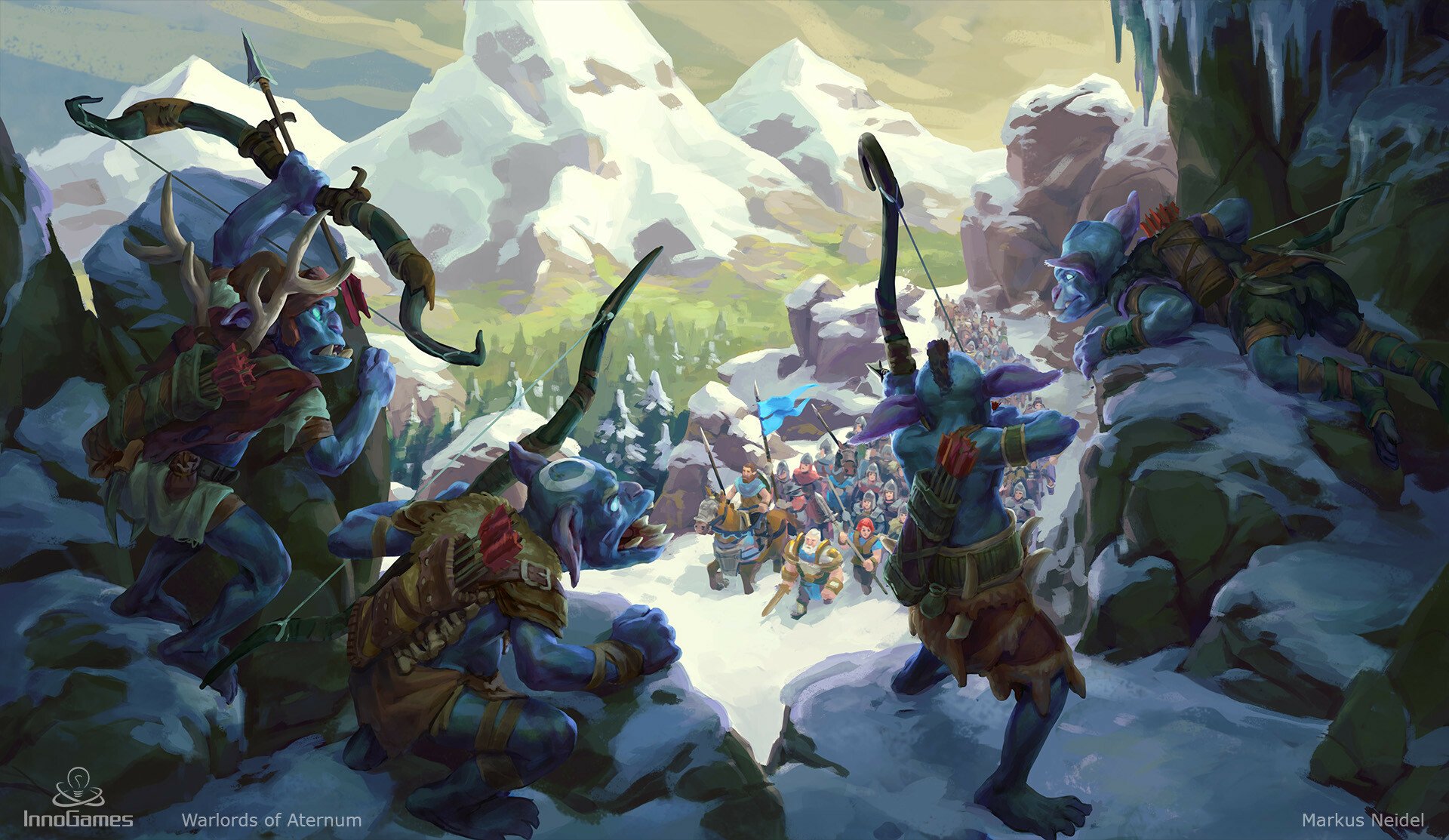 Download Video Game Warlords Of Aternum Ambush HD Wallpaper by Markus Neidel