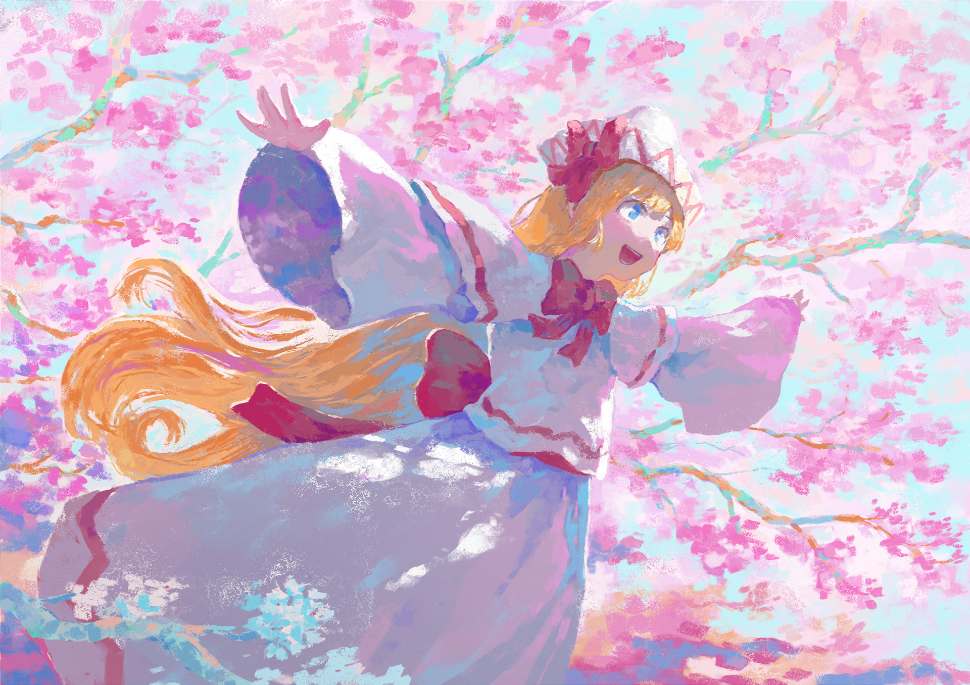 Download Lily White Anime Touhou HD Wallpaper