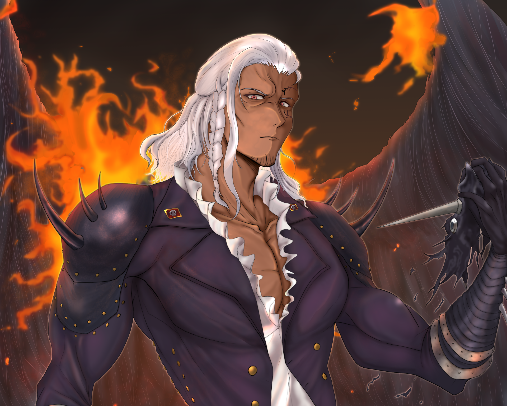 Download King (One Piece) Anime One Piece HD Wallpaper by サヌタヒコ