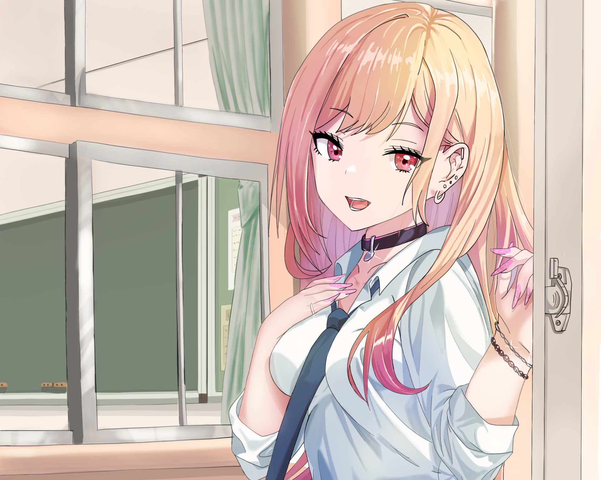 download-marin-kitagawa-anime-my-dress-up-darling-hd-wallpaper-by