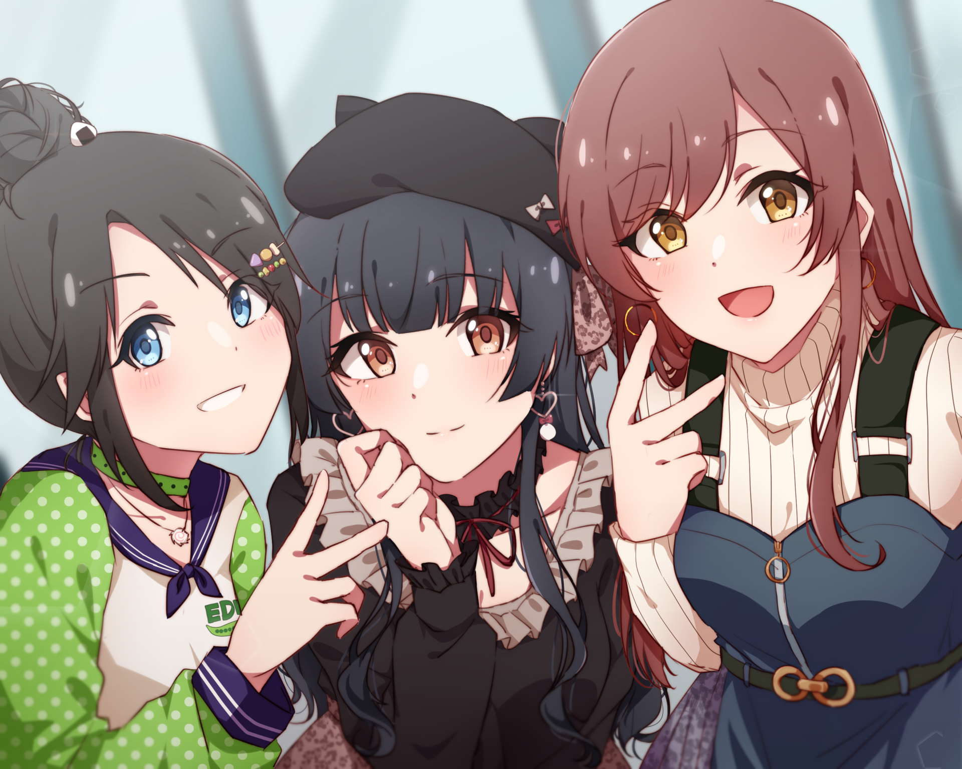 Download Yuika Mitsumine Amana Osaki Fuyuko Mayuzumi Anime The IDOLM@STER: Shiny Colors HD Wallpaper by reikakrzk