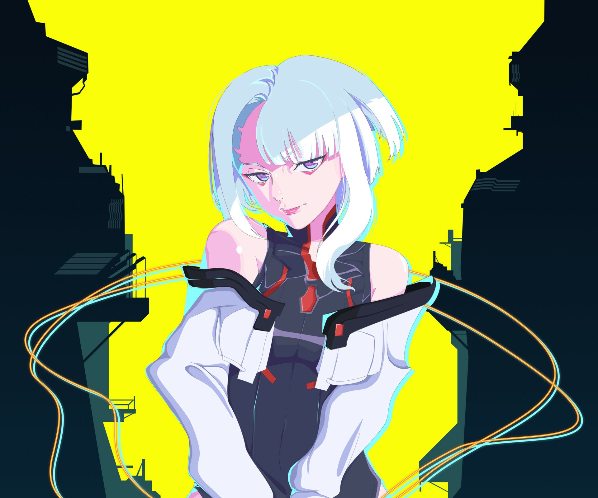 Anime Cyberpunk: Edgerunners HD Wallpaper by Seravat Sriharch