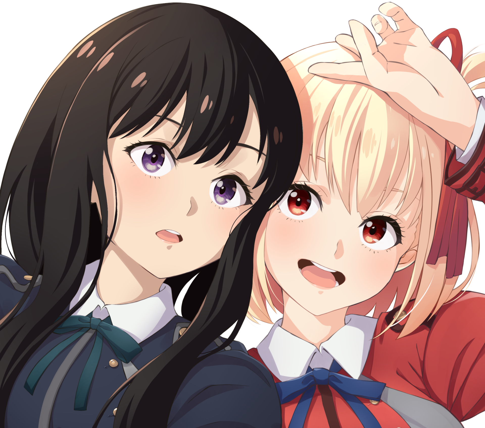 Download Chisato Nishikigi Takina Inoue Anime Lycoris Recoil HD Wallpaper by 佐久間レナ