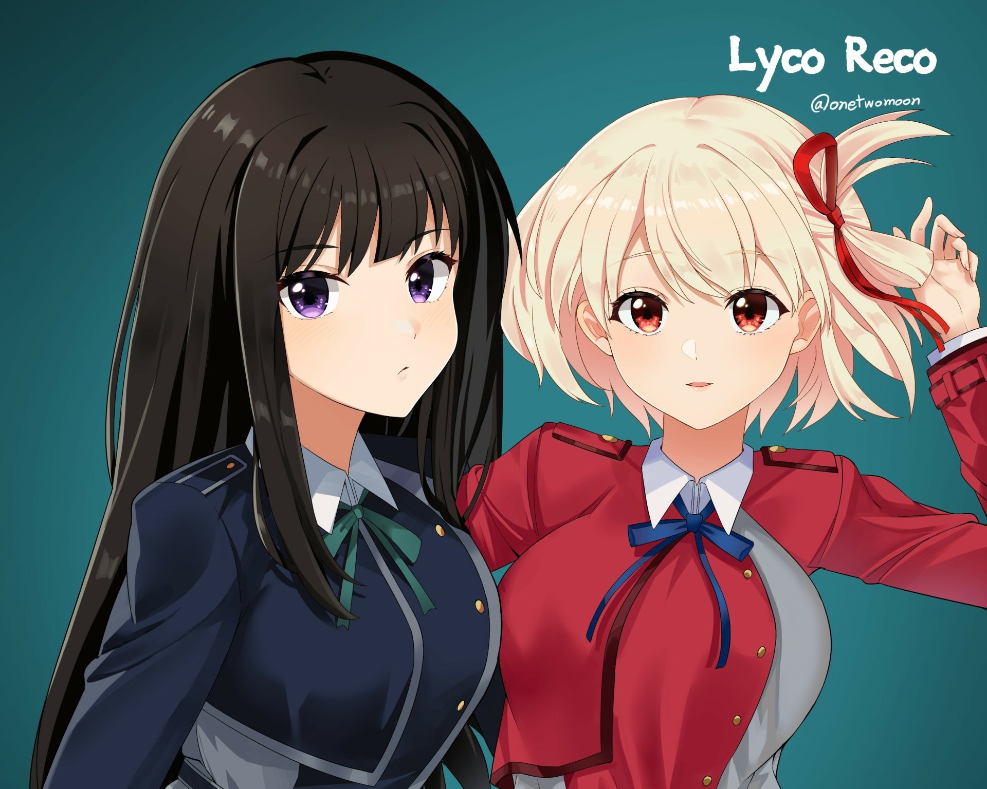 Download Chisato Nishikigi Takina Inoue Anime Lycoris Recoil HD Wallpaper by Twomoon