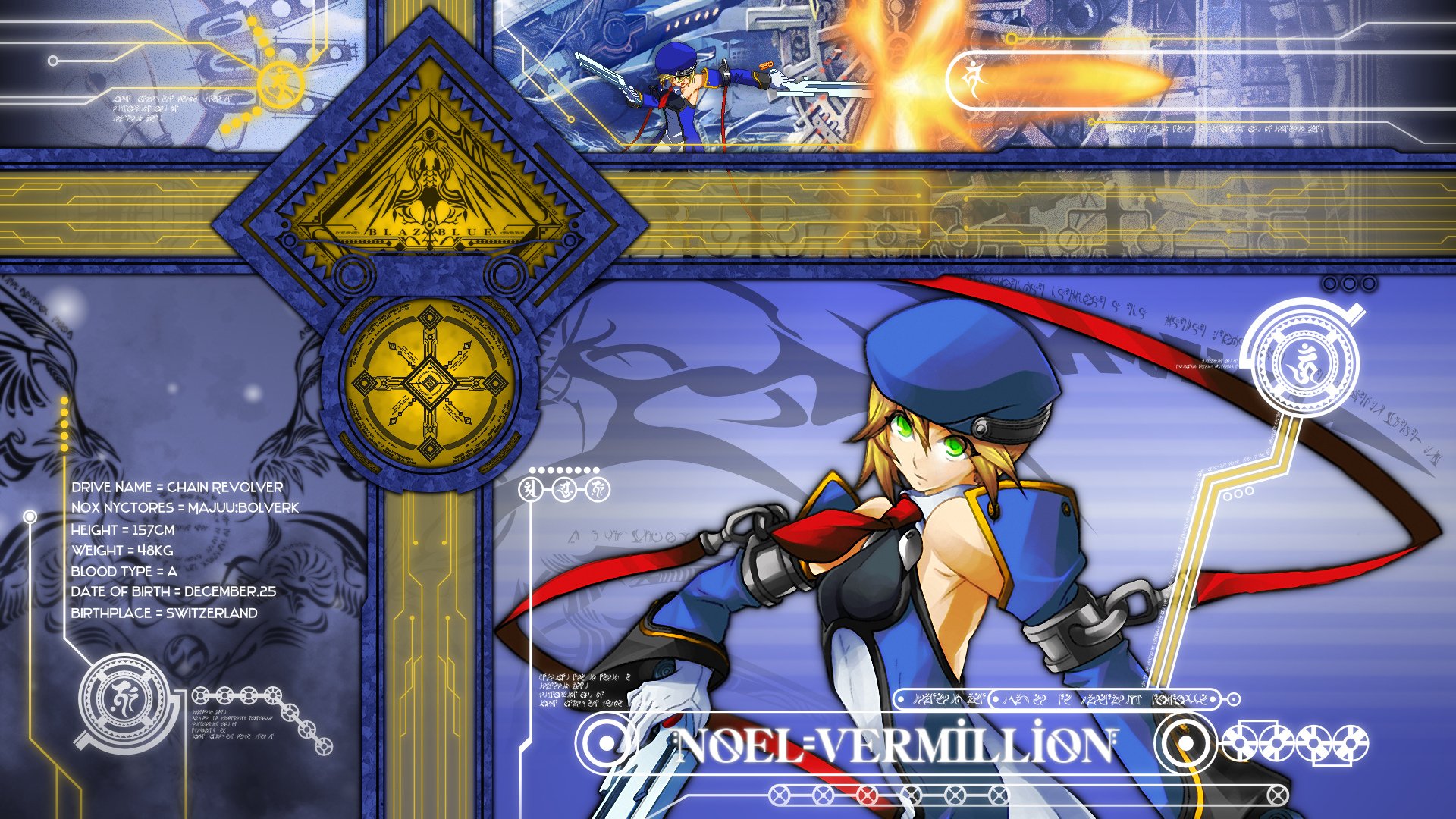 Download Video Game BlazBlue: Continuum Shift HD Wallpaper