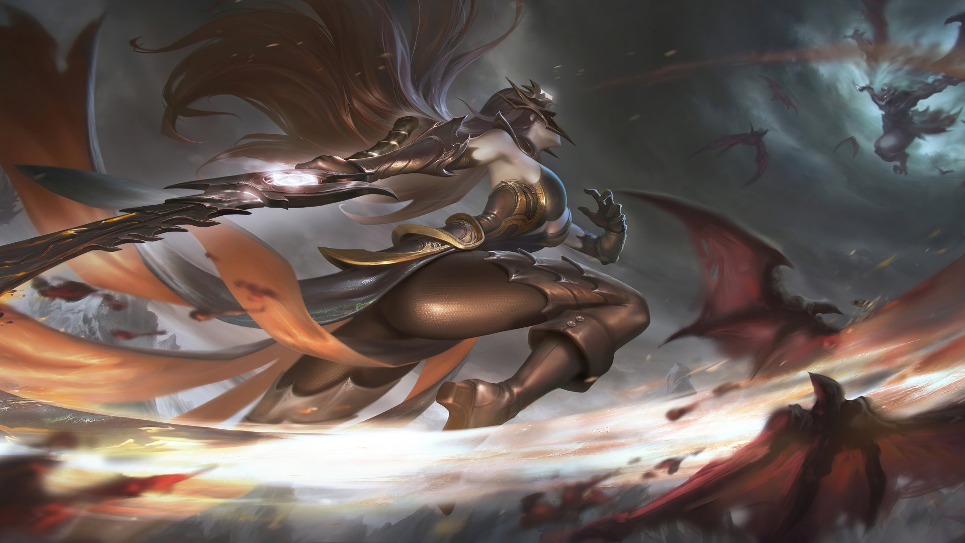 Download Fantasy Woman Warrior 4k Ultra HD Wallpaper by exia xiaotong