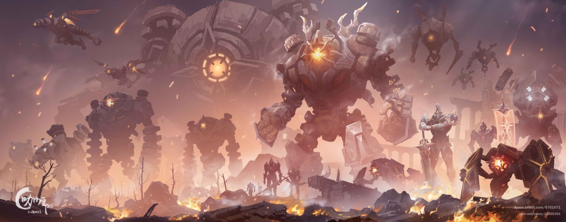 Download Video Game Genshin Impact HD Wallpaper by Cupoi/吃咖喱的poi