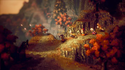video game Octopath Traveler II HD Desktop Wallpaper | Background Image