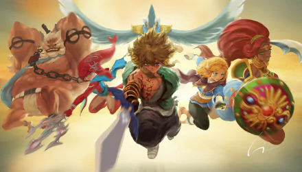 Link video game The Legend of Zelda: Breath of the Wild HD Desktop Wallpaper | Background Image