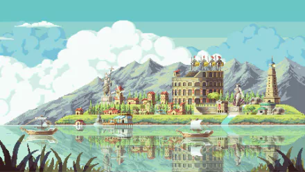 video game LakeSide HD Desktop Wallpaper | Background Image