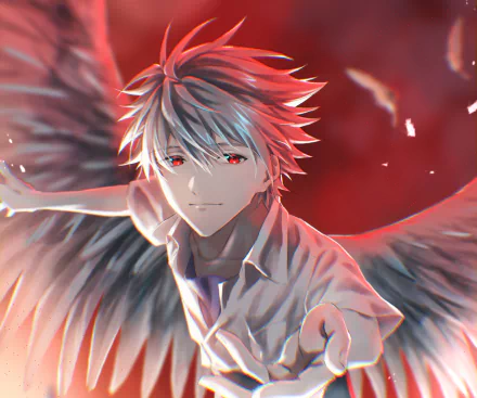 Kaworu Nagisa Anime Neon Genesis Evangelion HD Desktop Wallpaper | Background Image
