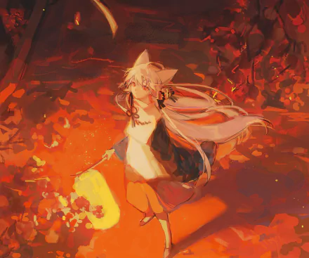 Anime girl anime girl HD Desktop Wallpaper | Background Image