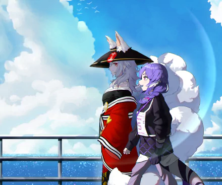 Nijisanji Selen Tatsuki Nina Kosaka Anime Virtual Youtuber HD Desktop Wallpaper | Background Image