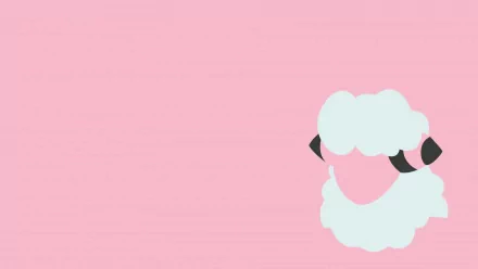minimalist electric pokémon Flaaffy (Pokémon) Anime Pokemon minimalist anime HD Desktop Wallpaper | Background Image