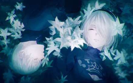 YoRHa No.9 Type S YoRHa No.2 Type B video game NieR: Automata HD Desktop Wallpaper | Background Image
