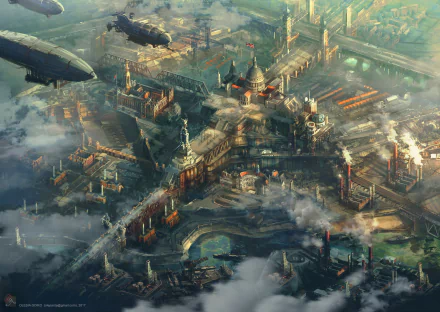  Steampunk Alternative Britain by Olesia Hoiko