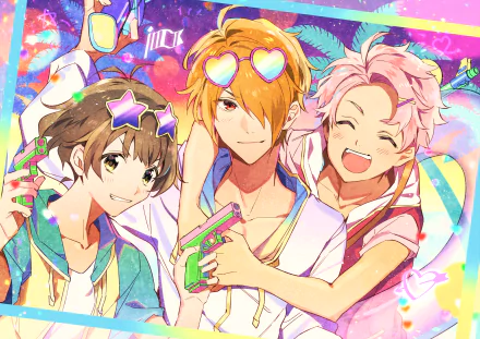 Kazuki Tsukumo Daigo Kabuto Ryo Akizuki Anime THE iDOLM@STER: SideM HD Desktop Wallpaper | Background Image