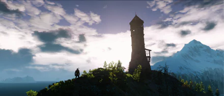 lighthouse Skellige Geralt of Rivia video game The Witcher 3: Wild Hunt HD Desktop Wallpaper | Background Image