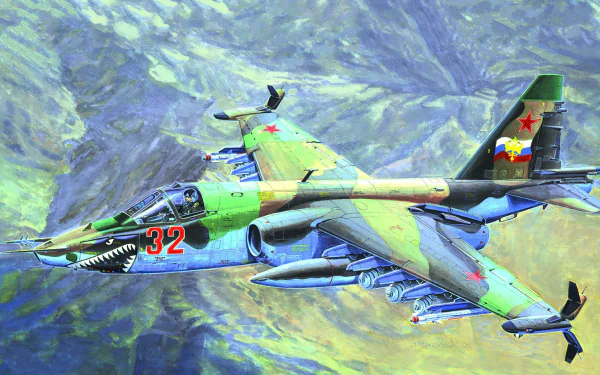 military sukhoi su-25 HD Desktop Wallpaper | Background Image