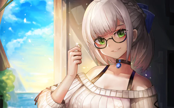hololive Shirogane Noel Anime Virtual Youtuber HD Desktop Wallpaper | Background Image