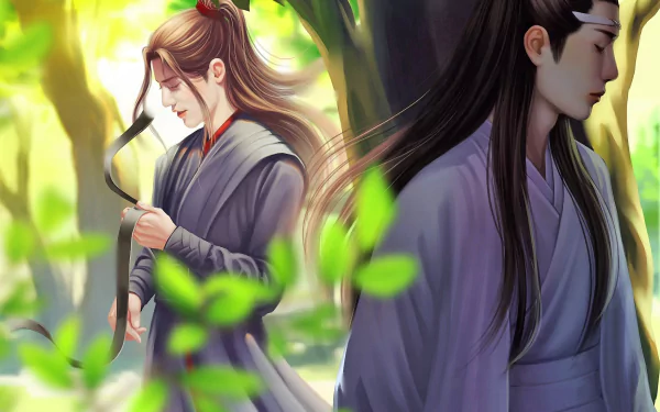 Wei Wuxian Xiao Zhan Wang Yibo Lan Wangji TV Show The Untamed HD Desktop Wallpaper | Background Image