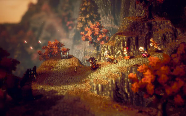 video game Octopath Traveler II HD Desktop Wallpaper | Background Image