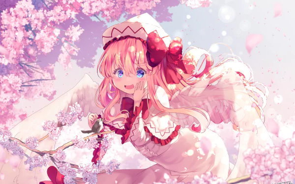 Lily White Anime Touhou HD Desktop Wallpaper | Background Image