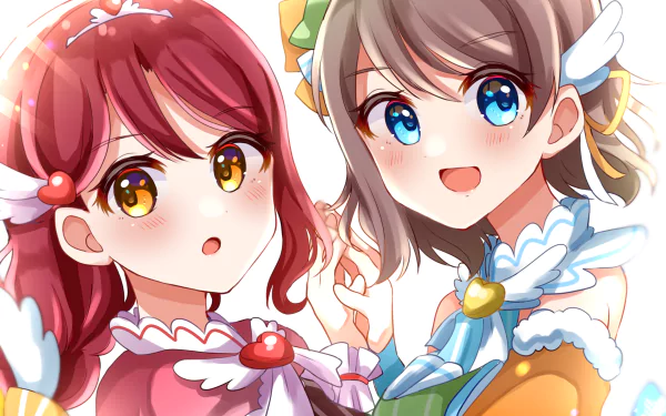 You Watanabe Riko Sakurauchi Anime Love Live! Sunshine!! HD Desktop Wallpaper | Background Image