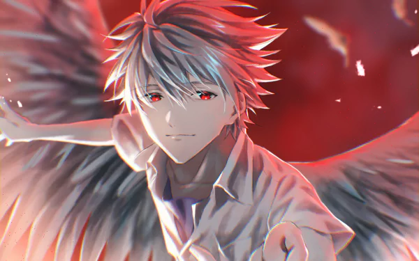 Kaworu Nagisa Anime Neon Genesis Evangelion HD Desktop Wallpaper | Background Image