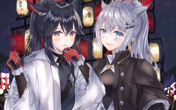 Texas (Arknights) Lappland (Arknights) video game Arknights HD Desktop Wallpaper | Background Image