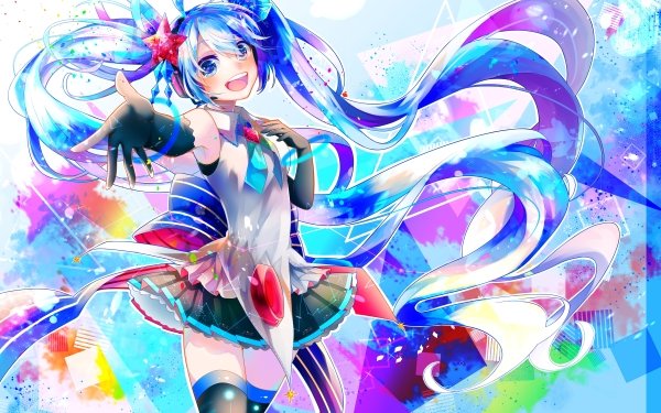 Anime Vocaloid Hatsune Miku HD Wallpaper | Background Image