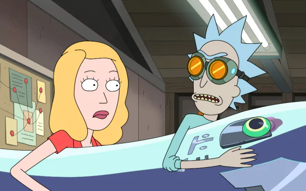 Rick Sanchez Beth Smith TV Show Rick and Morty HD Desktop Wallpaper | Background Image