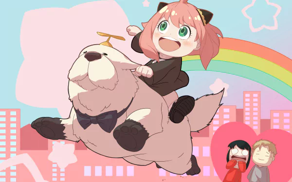 Anya Forger Bond (Spy x Family) Anime Spy x Family HD Desktop Wallpaper | Background Image