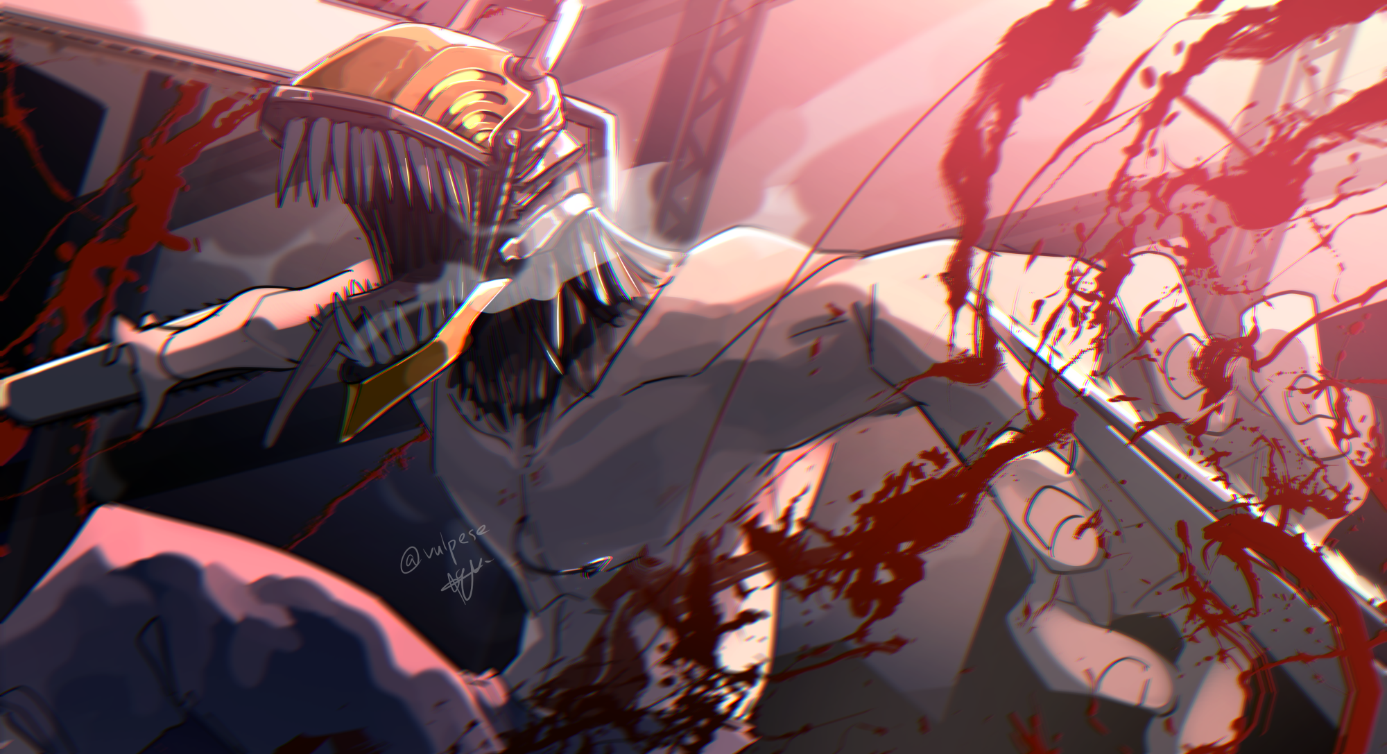 Anime Chainsaw Man HD Wallpaper by 900P