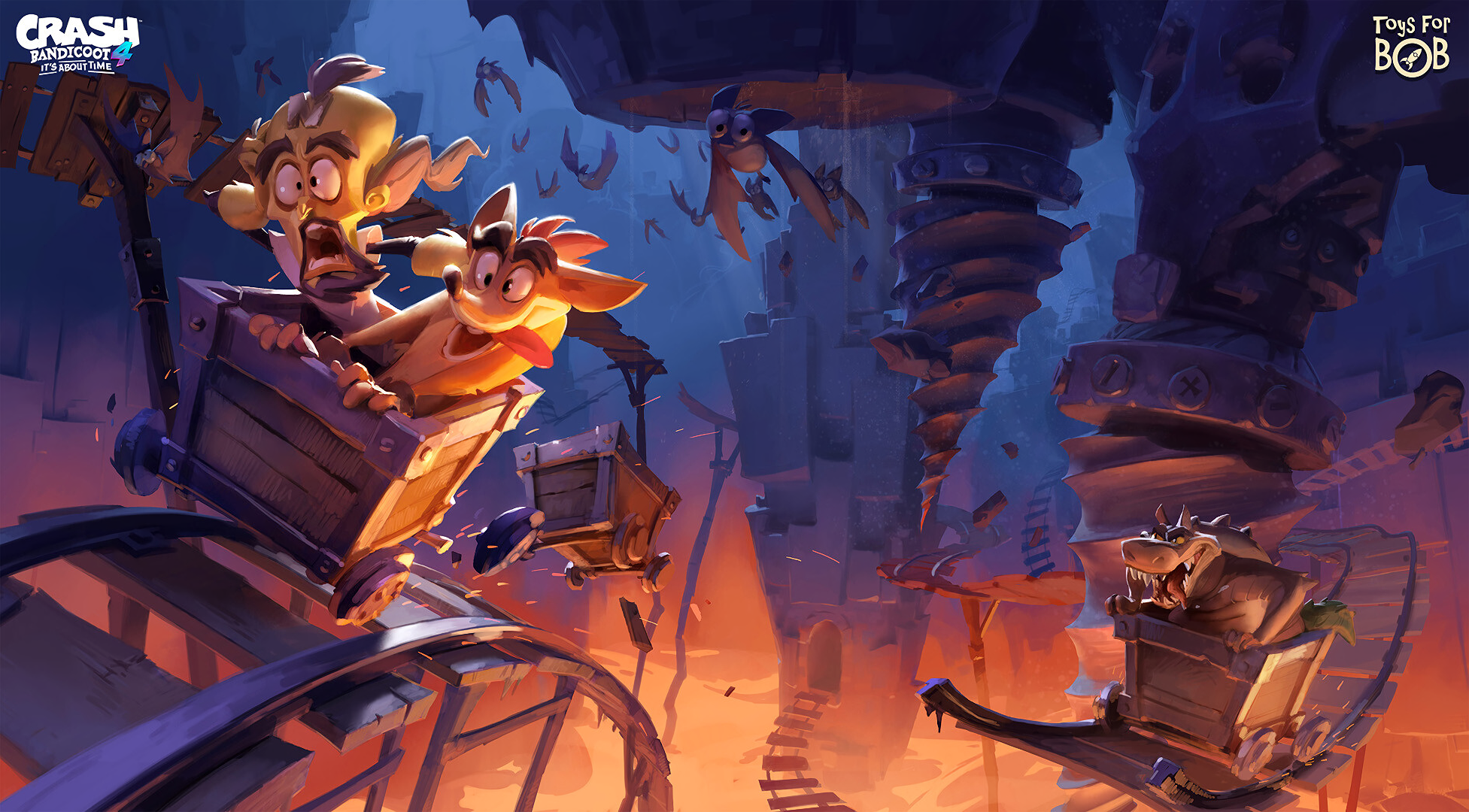 Video Game Crash Bandicoot 4: It's About Time HD Wallpaper by Nicola Saviori