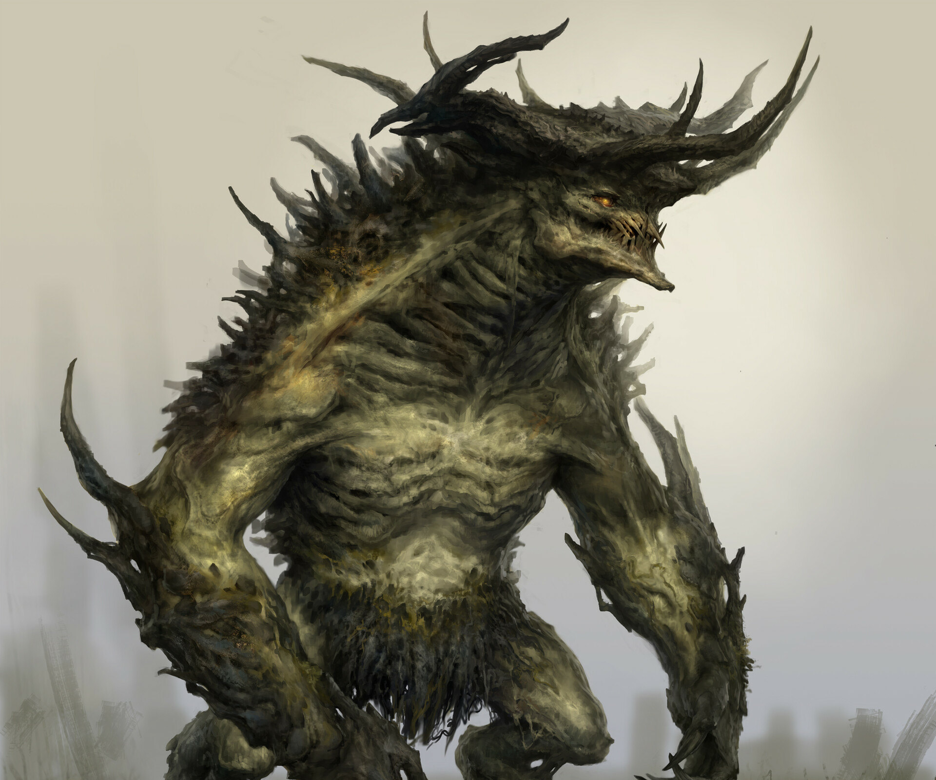 Swamp beast by Ivan Mikhalenko