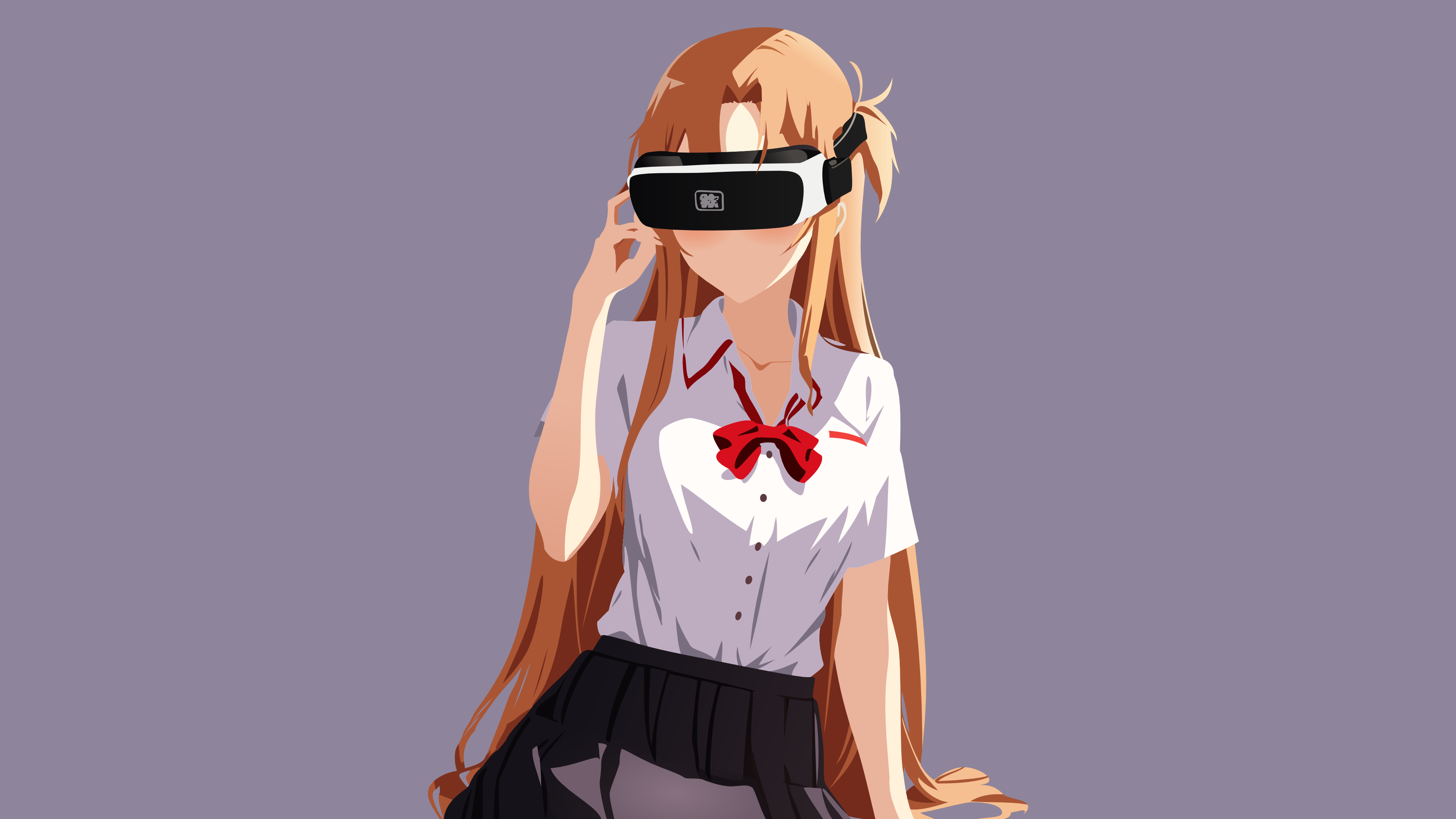 Download Yuuki Asuna, the skilled swordswoman in virtual reality Wallpaper