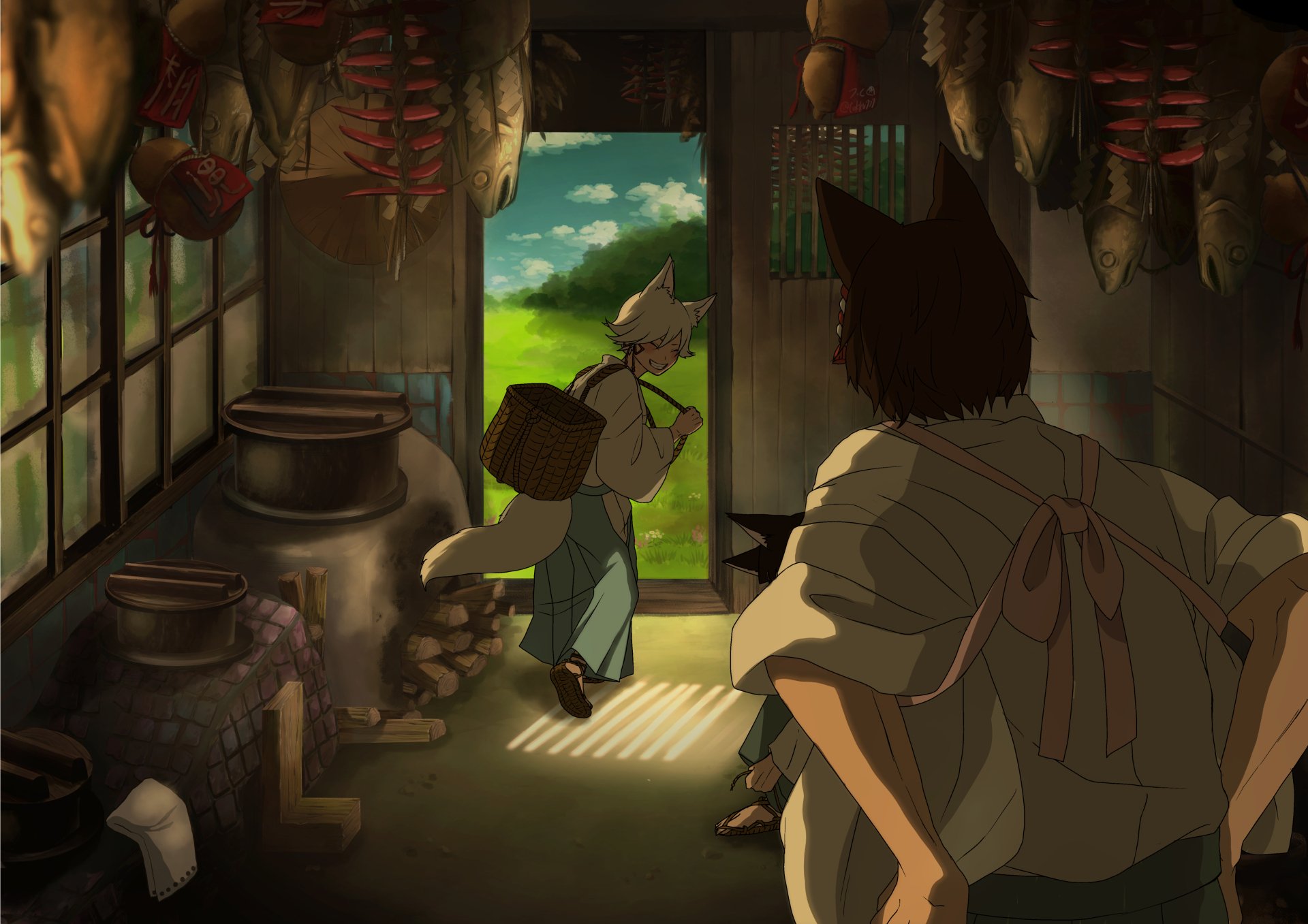 Download Anime Friends 4k Ultra HD Wallpaper by つっく