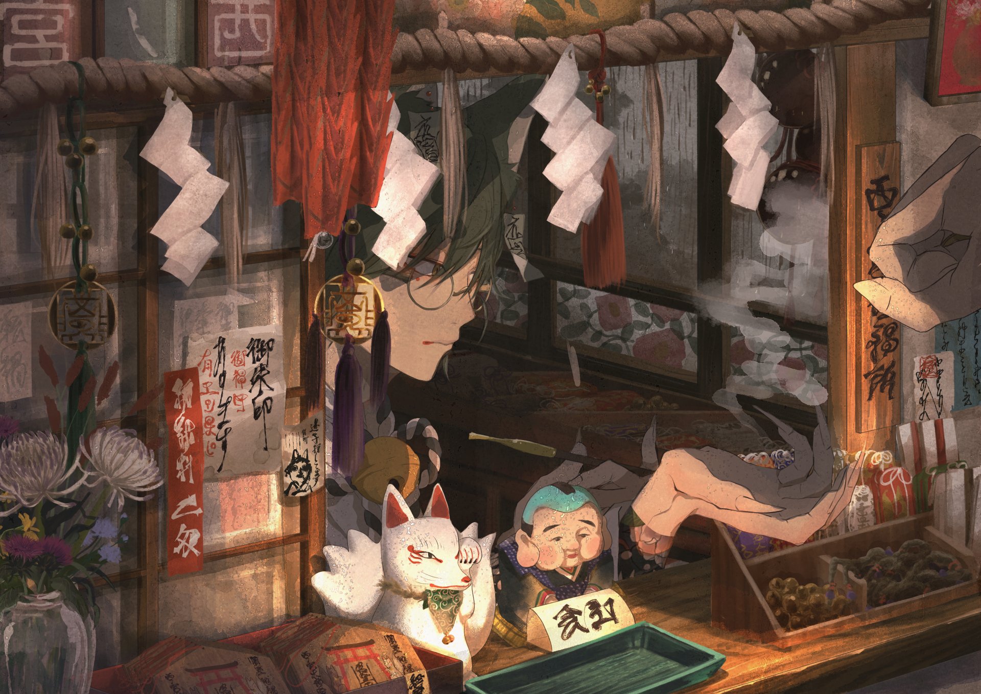 Download Fantasy Oriental 4k Ultra HD Wallpaper by つっく