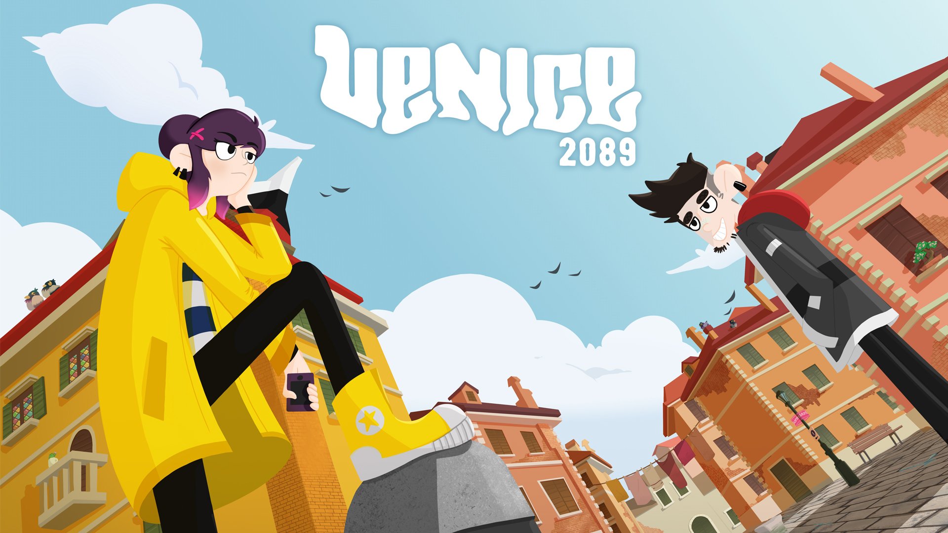 Download Video Game Venice 2089 HD Wallpaper