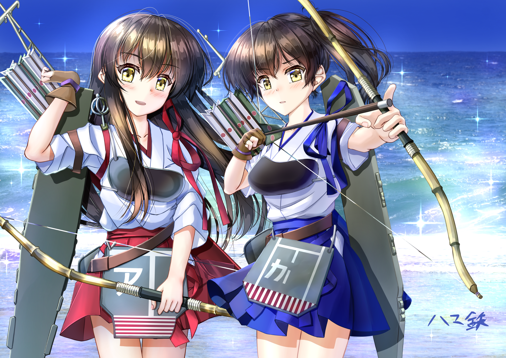 Download Akagi (Kancolle) Kaga (Kancolle) Anime Kantai Collection 4k Ultra HD Wallpaper