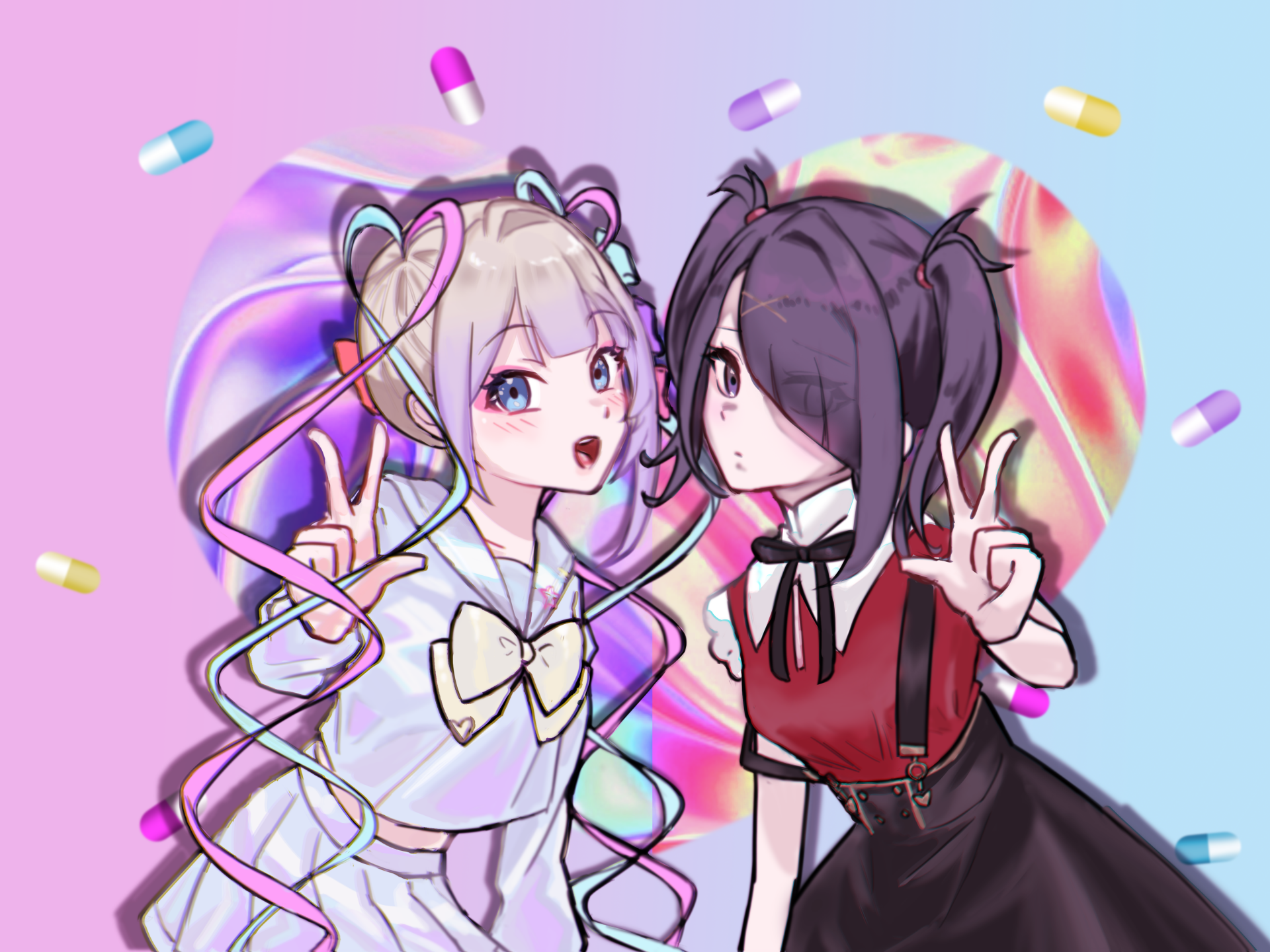 Download Ame-chan (Needy Girl Overdose) OMGkawaiiAngel-chan Video Game NEEDY 4k Ultra HD Wallpaper