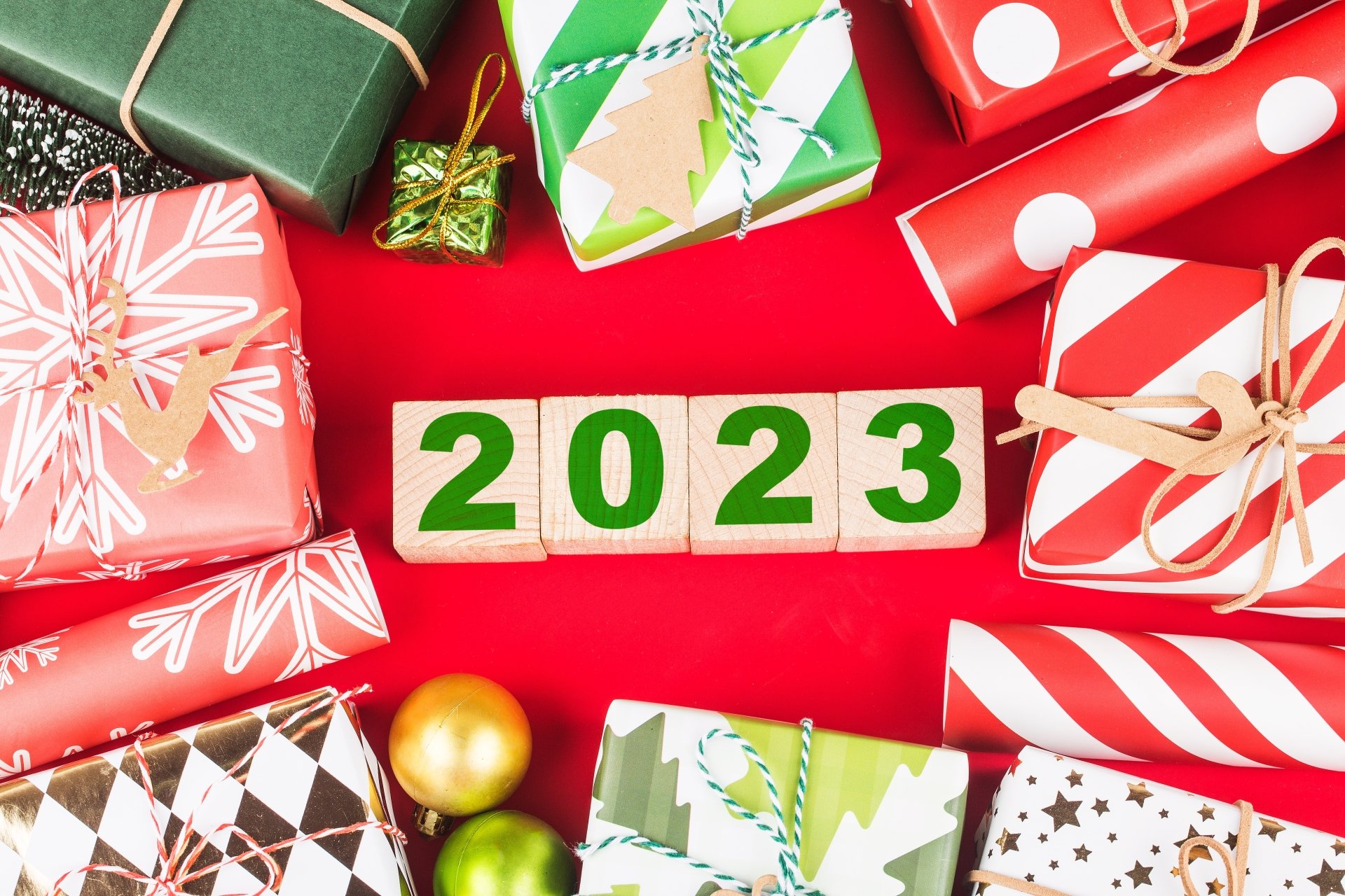 Download Holiday New Year 2023 4k Ultra HD Wallpaper