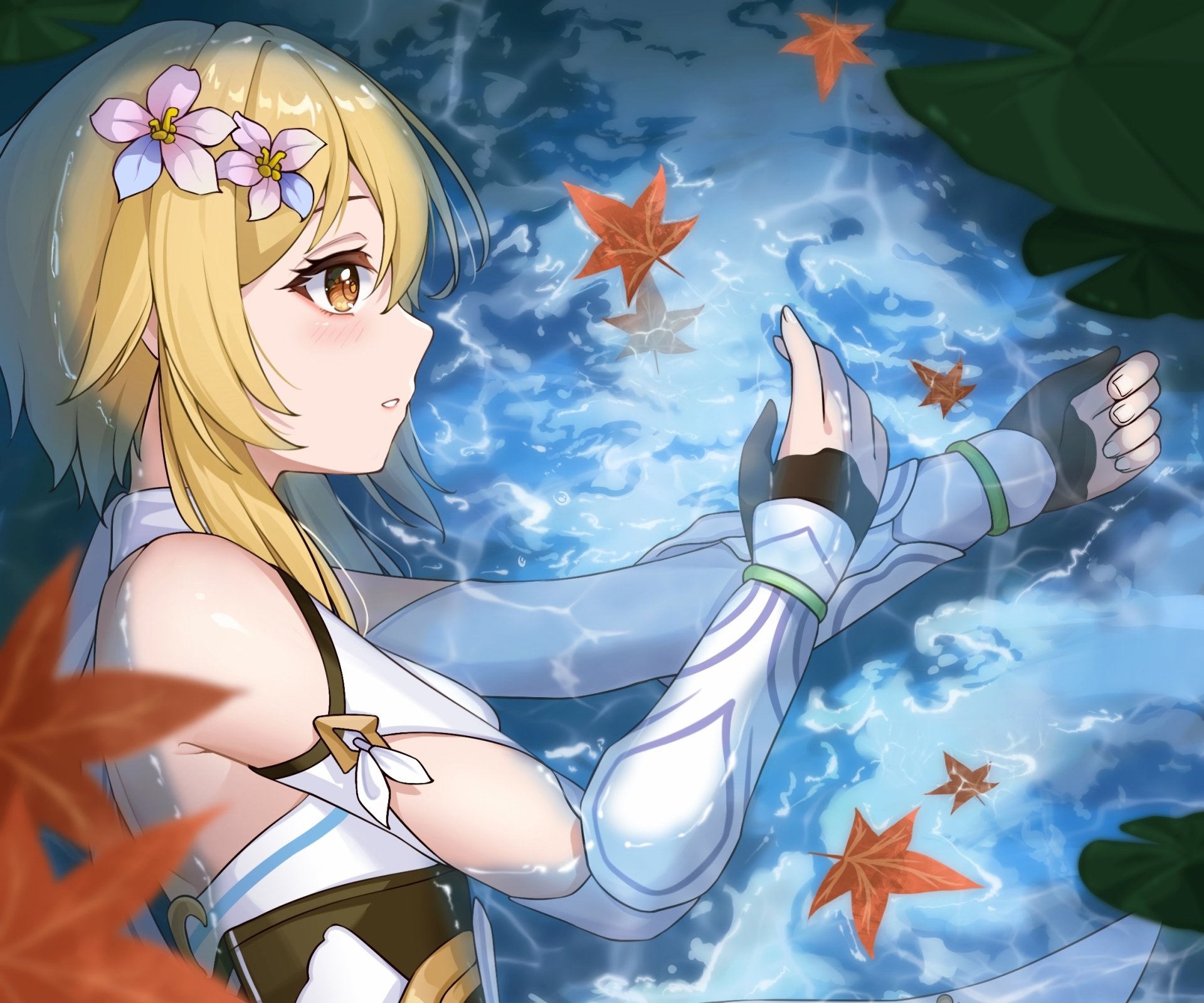 Download Lumine (Genshin Impact) Video Game Genshin Impact HD Wallpaper by Ahisazon