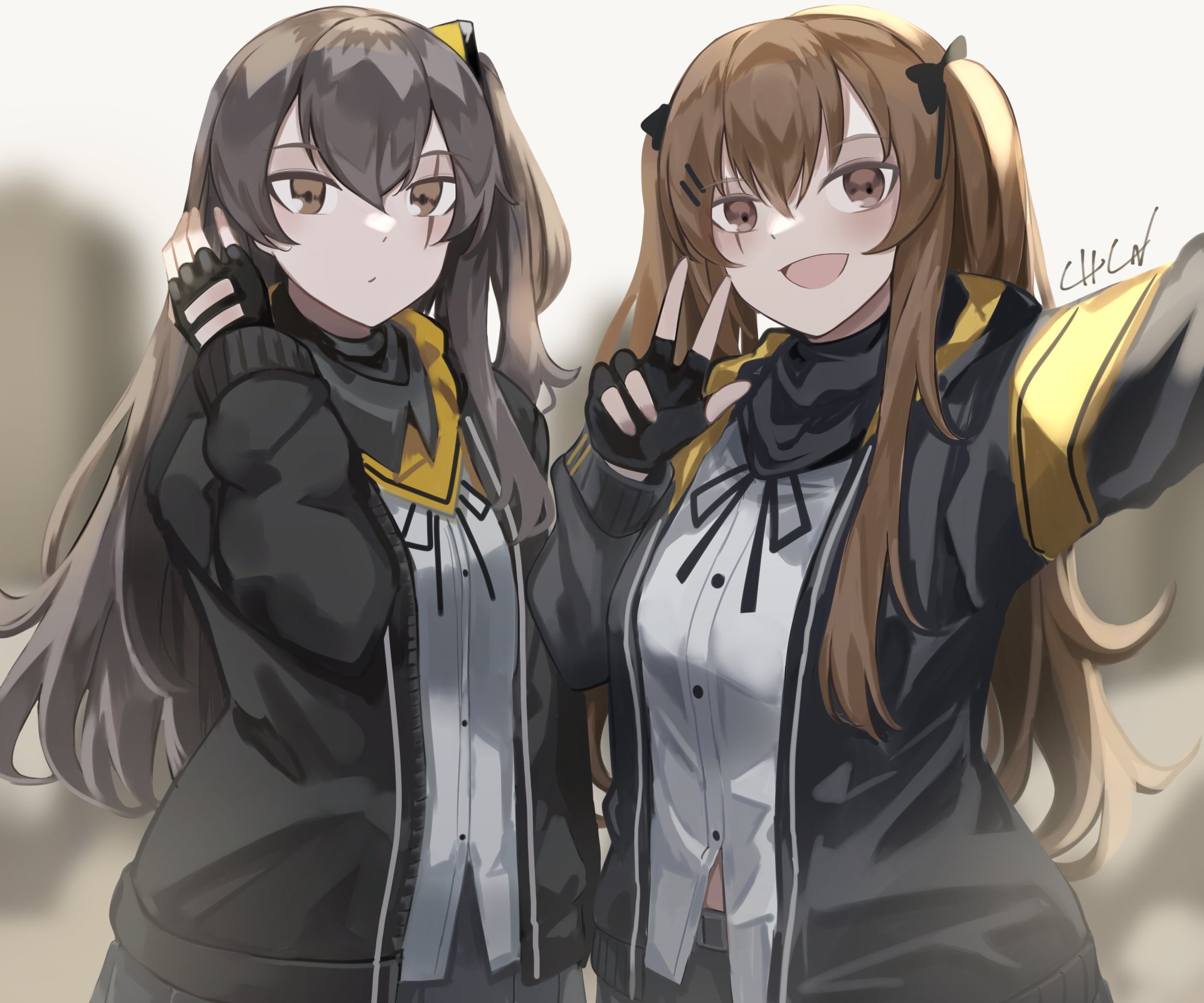 Download UMP9 (Girls Frontline) UMP45 (Girls Frontline) Video Game Girls Frontline HD Wallpaper by CHCN